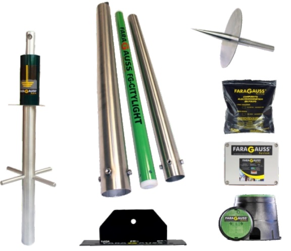 KIT PARARRAYOS CITYLIGHT CON BOBINA